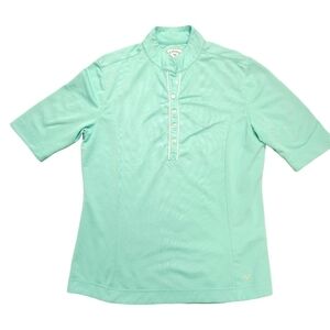 Callaway Mint Green Stand up Golf Shirt
